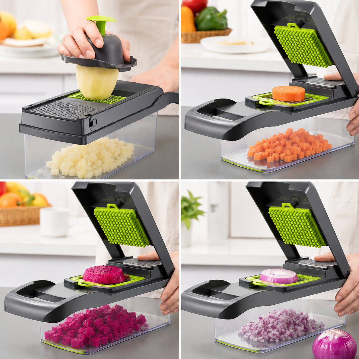 16-in-1 Vegetable Chopper & Slicer