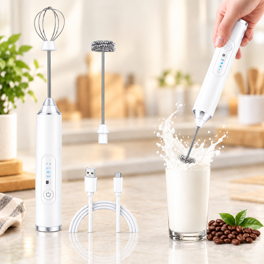2-in-1 Rechargeable Coffee & Milk Frother