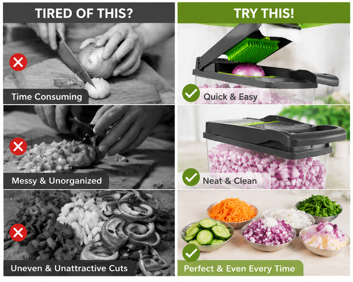 16-in-1 Vegetable Chopper & Slicer