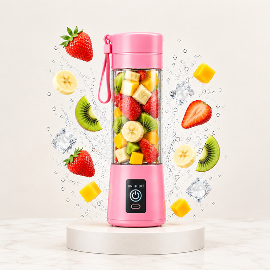 Portable 6-Blade USB Rechargeable Juicer Blender for Fresh Drinks