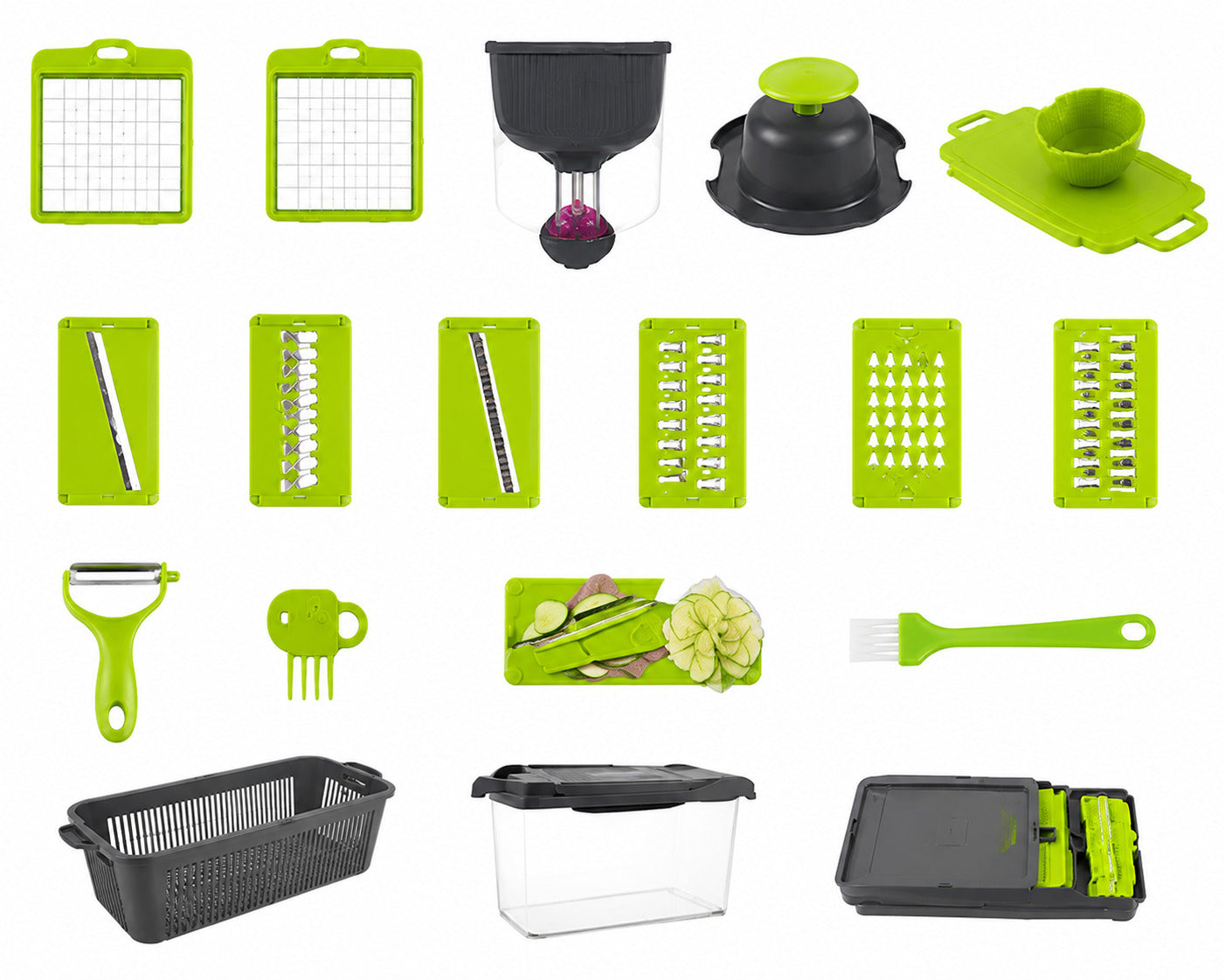 16-in-1 Vegetable Chopper & Slicer