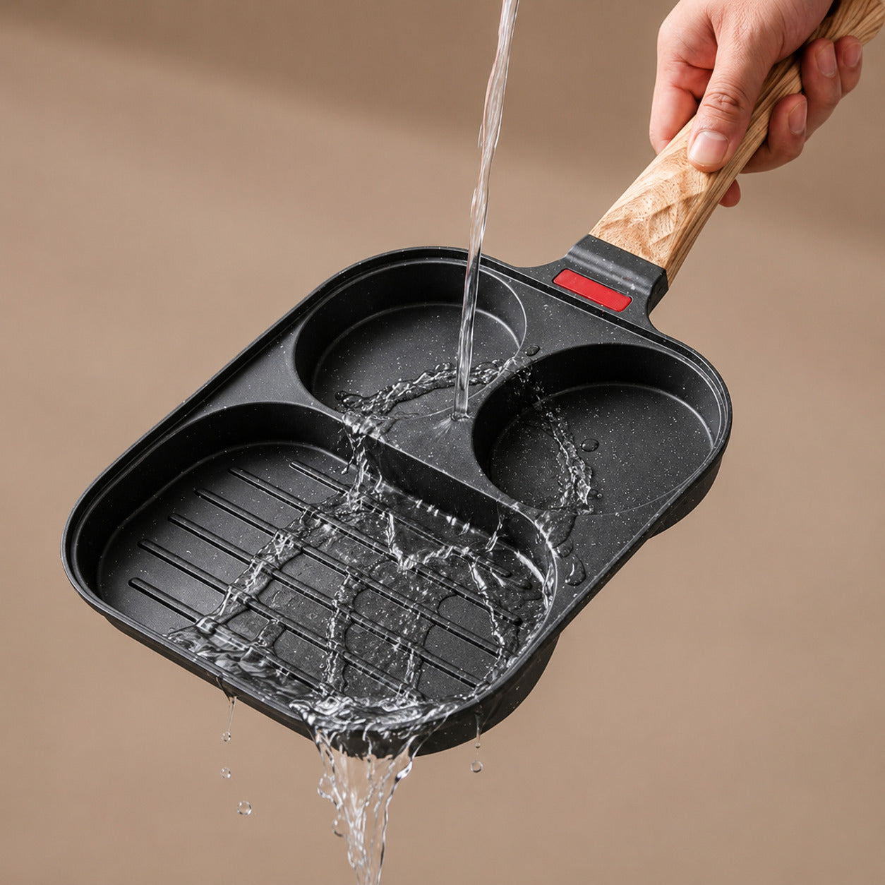 3-in-1 Divided Non-Stick Pan
