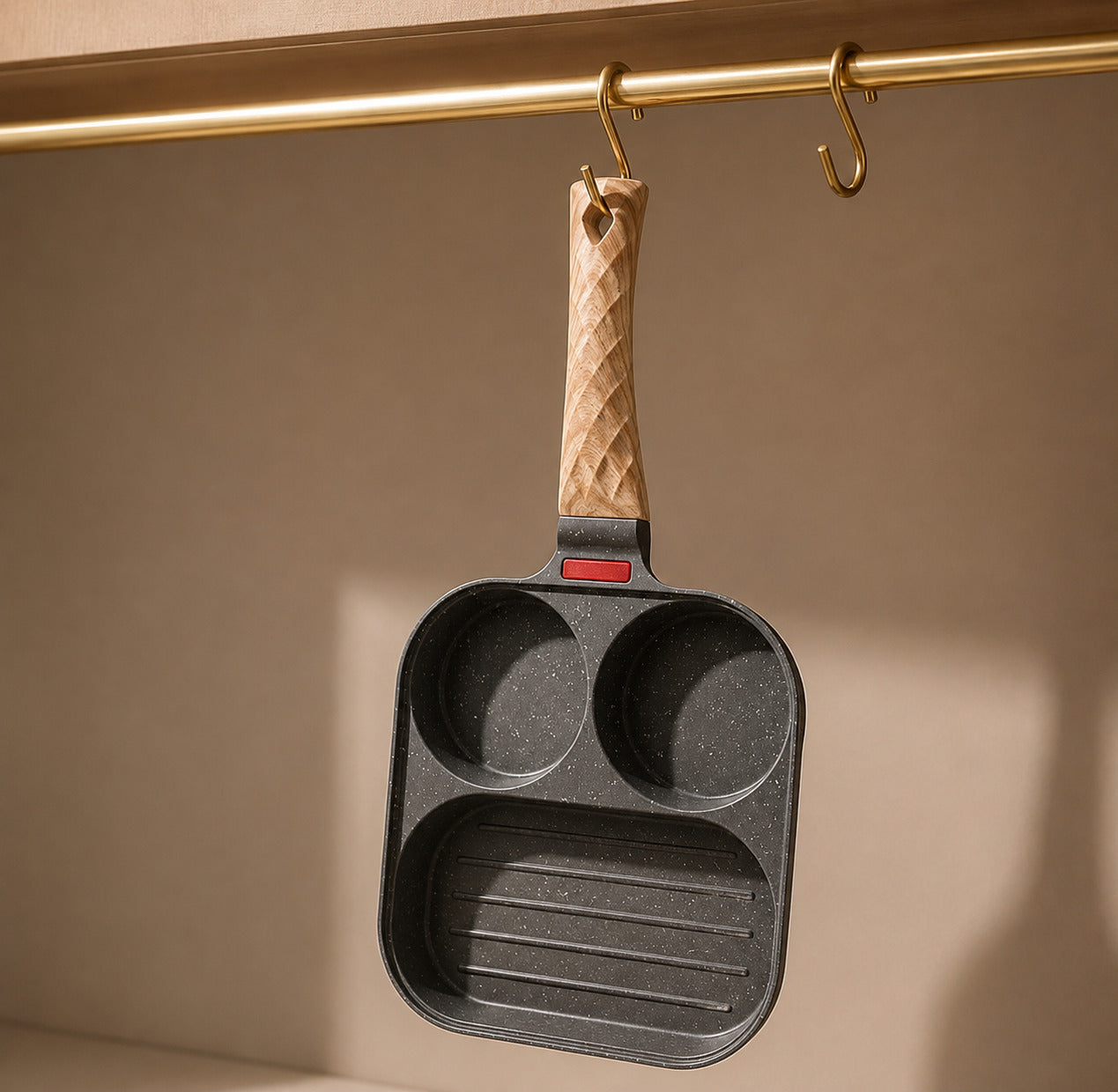 3-in-1 Divided Non-Stick Pan